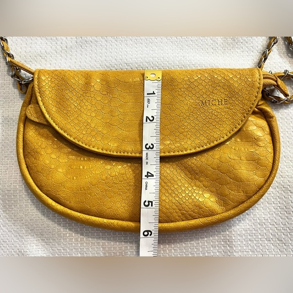Miche Yellow Crossbody Bag with Braided Strap - Picture 12 of 13